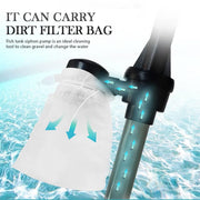 Electric Aquarium Gravel Cleaner with Adapter