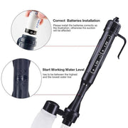 Electric Aquarium Gravel Cleaner with Adapter