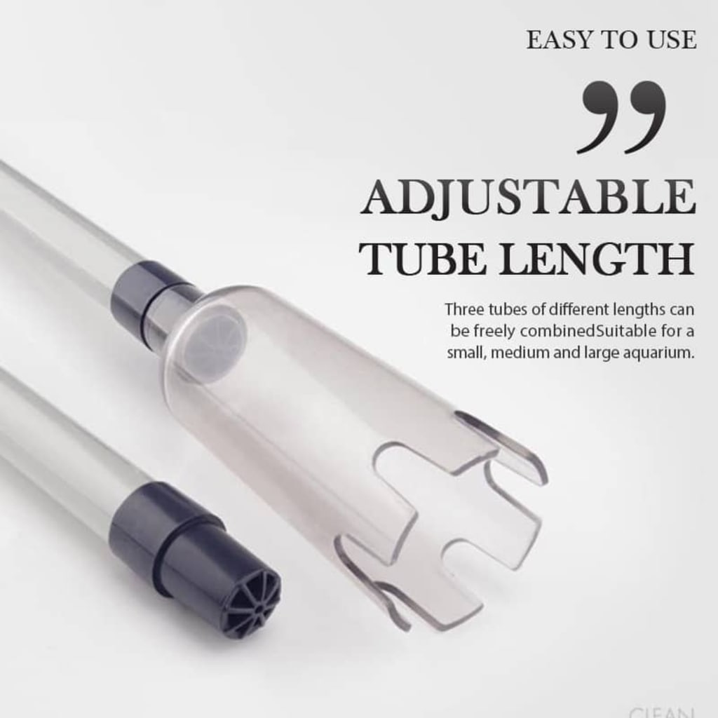 Electric Aquarium Gravel Cleaner with Adapter